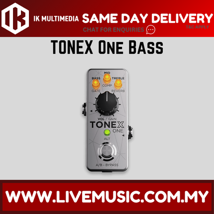 IK Multimedia TONEX ONE Bass Edition Amp Pedal