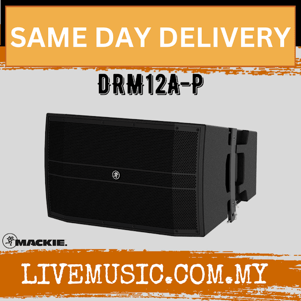 Mackie DRM12A-P 1600W 12" Passive Speaker Loudspeaker (DRM 12A/DRM-12A/DRM 12AP/DRM-12AP)