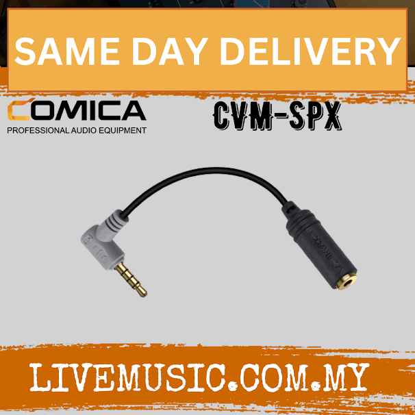 Comica CVM-SPX 3.5mm TRS to TRRS Adapter Microphone Adapter for Smartphone (CVM SPX CVMSPX)