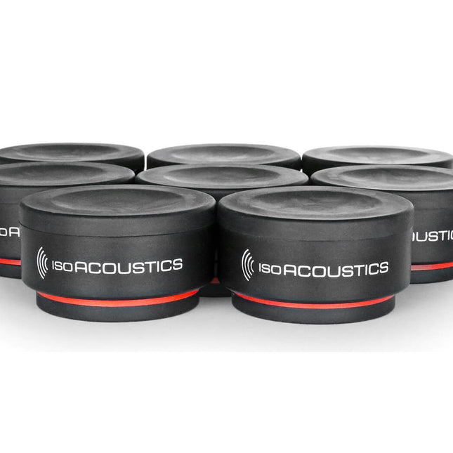 IsoAcoustics ISO-PUCK Mini Vibration Isolator For Small Studio Monitor - 8 Pack ( ISO PUCKMini / ISOPUCK-Mini )