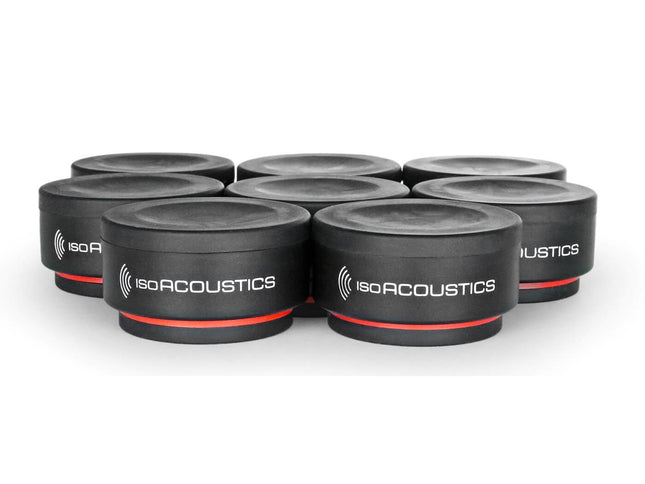 IsoAcoustics ISO-PUCK Mini Vibration Isolator For Small Studio Monitor - 8 Pack ( ISO PUCKMini / ISOPUCK-Mini )