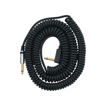 Vox VCC90 9M Vintage Coiled Guitar Cable - Black (VCC-90)