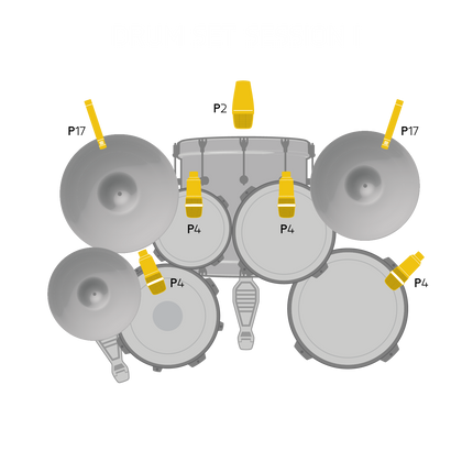 AKG Drum Set Session I High-performance Drum Microphone Set (Drumset Session 1)
