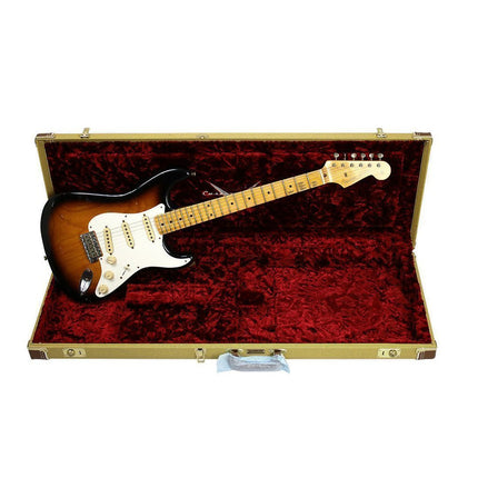 Fender Artist Eric Johnson SSS Stratocaster Guitar, Maple Fretboard with Deluxe Hardshell Case - 2 Tone Sunburst