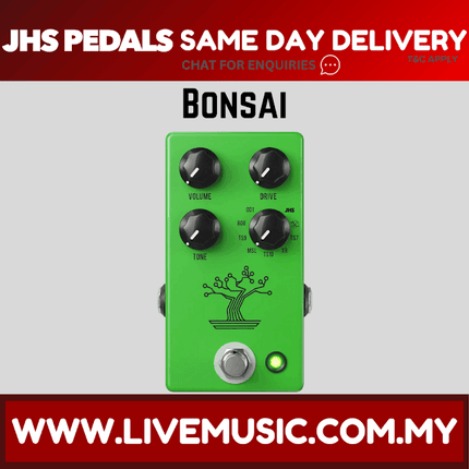 JHS Bonsai 9-way Screamer Overdrive Guitar Effects Pedal