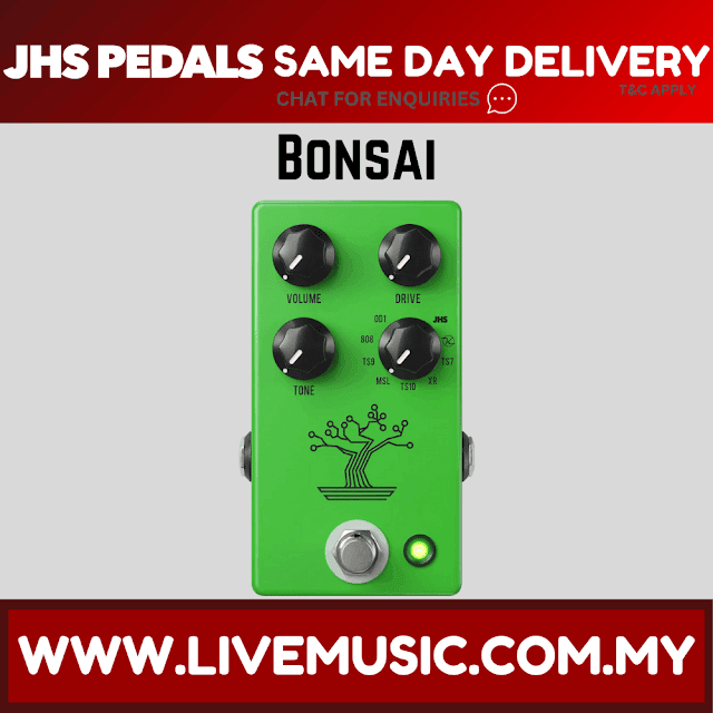 JHS Bonsai 9-way Screamer Overdrive Guitar Effects Pedal