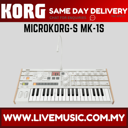 Korg microKORG S -  Synthesizer/Vocoder (microKORG-S)(microKORG MK-1S)(microKORG S MK1)