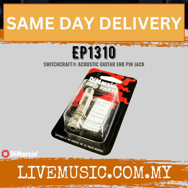 DiMarzio EP1310 Acoustic End Pin Jack (EP-1310/EP 1310)
