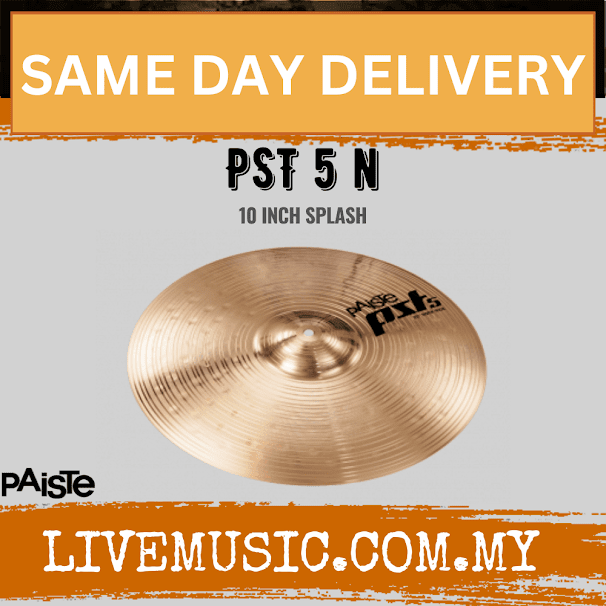 Paiste 10 inch PST 5 N Splash Cymbal ( PST5N )