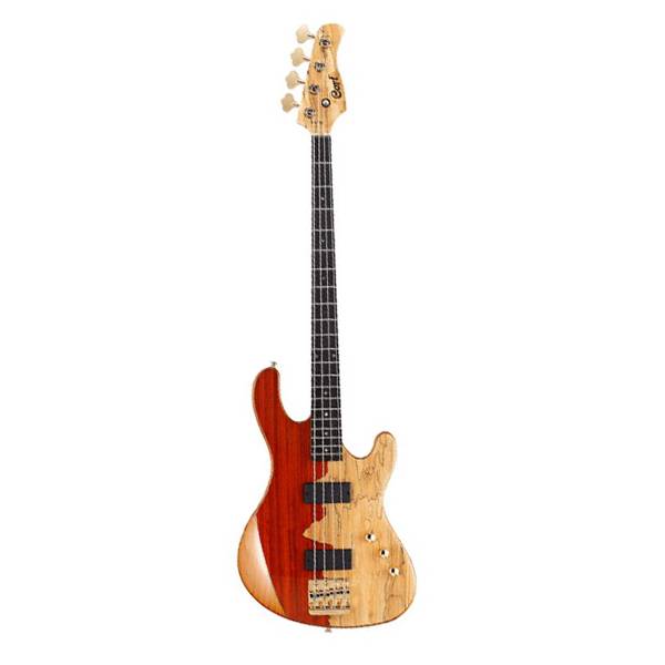 Cort Jeff Berlin Signature Series Rithimic Bass Guitar Ebony Fretboard with Bag - Natural Glossy