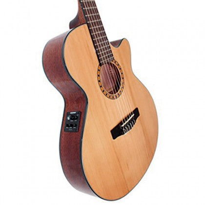 Cort CEC5 Classical Guitar with Gig Bag - Natural Glossy (CEC 5/CEC-5)