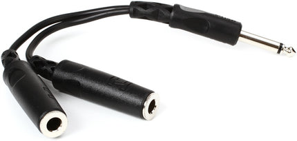 Hosa YPP-111 Y Cable, 1/4inch TS to 1/4inch TSF (YPP111/YPP 111)