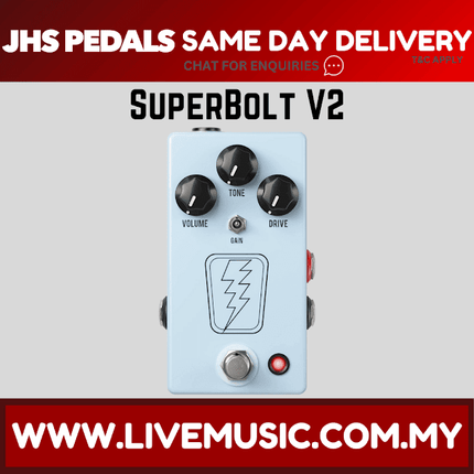 JHS SuperBolt V2 Guitar Effects Pedal