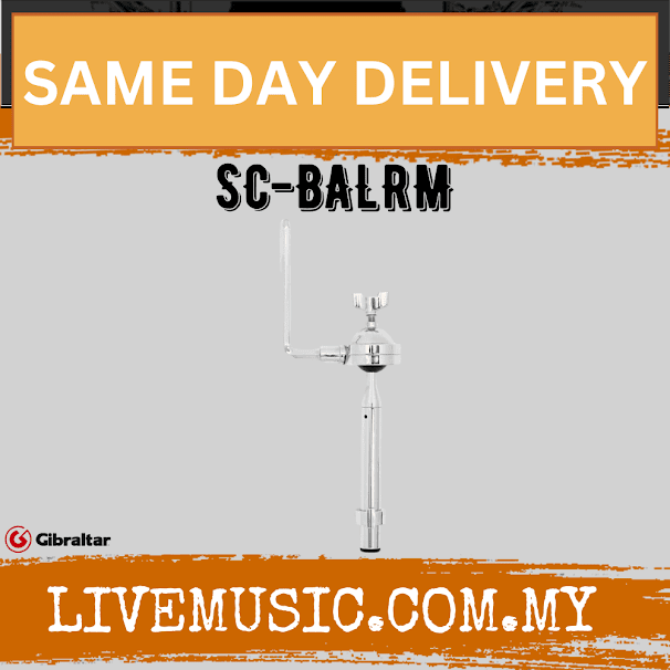 Gibraltar SC-BALRM Medium 10.5mm L-Rod Ball Arm (SCBALRM/SC BALRM)