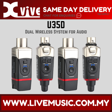 Xvive 5.8GHz U35 / U35R / U35D / U35T Microphone Wireless System ( U-35 U-35R U-35D U-35T )