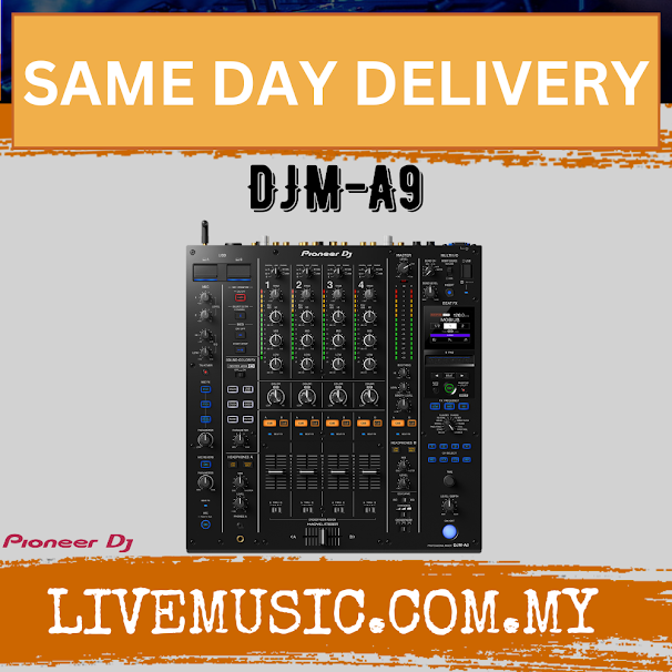 Pioneer DJ DJM-A9 4-channel DJ Mixer With FZDJMA9BL Case ( DJM A9 / DJMA9 )