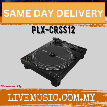 Pioneer DJ PLX-CRSS12 Hybrid Direct Drive Turntable with DVS ( PLXCRSS12 / PLXCRSS12 )