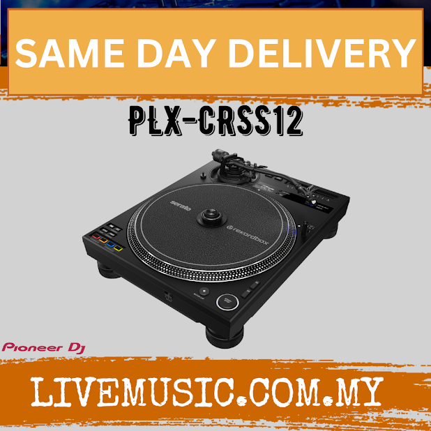 Pioneer DJ PLX-CRSS12 Hybrid Direct Drive Turntable with DVS ( PLXCRSS12 / PLXCRSS12 )