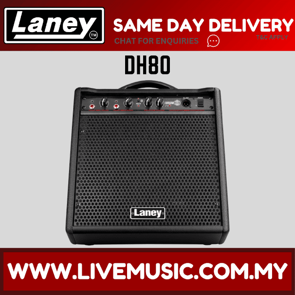 Laney DH80 80 Watt Drum Monitor with Bluetooth (DH-80/DH 80)