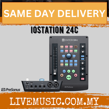 PreSonus ioSTATION 24c 2x2 USB-C Audio Interface and Production Controller