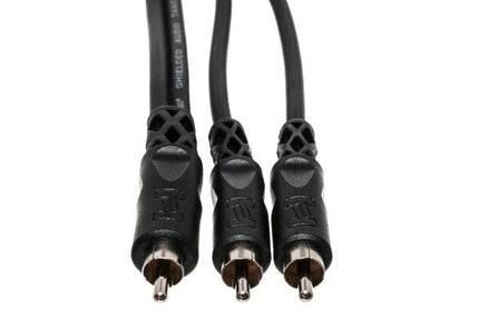 Hosa CYA-103 Y Cable, RCA to Dual RCA, 3 ft (CYA103/CYA 103)