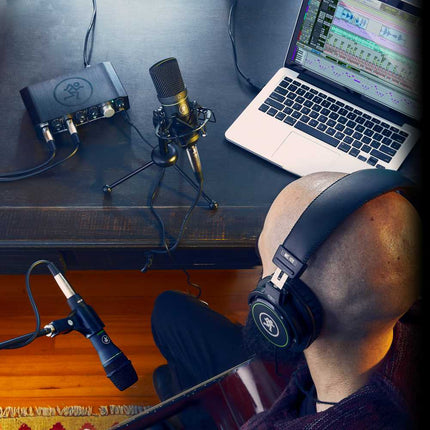 Mackie Producer Bundle With EM-91C And EM-89D Microphone, MC-100 Headphone And Mic Stand (EM91C/EM89D/MC100)