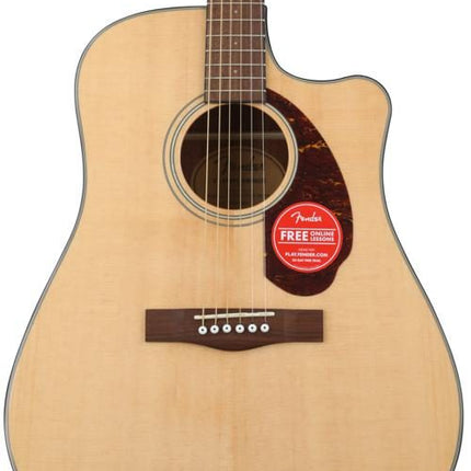 Fender CD-140SCE Dreadnought Acoustic-Electric Guitar with Case - Natural (CD140SCE/CD 140SCE)