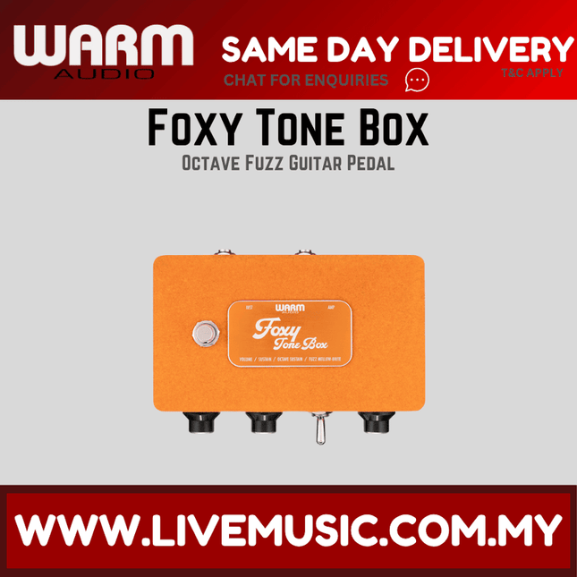 Warm Audio WA-FTB Foxy Tone Box Octave Fuzz Pedal — ( WA-FTB WAFTB )