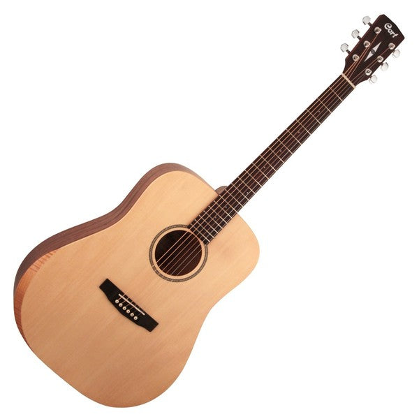 Cort Earth Bevel Cut - Acoustic Guitar with Gig Bag - Open Pore