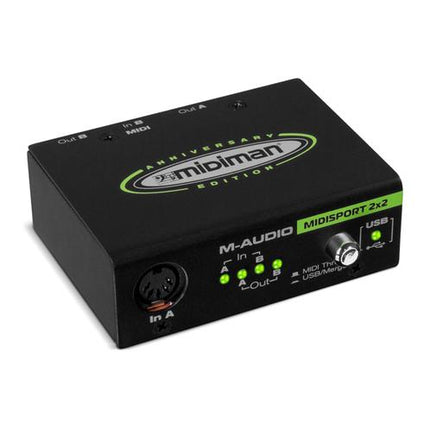 M-Audio MIDISport 2X2 Anniversary Edition - 2-in/2-out USB Bus-Powered MIDI Interface