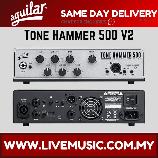 Aguilar Tone Hammer 500 V2 Super Light Bass Amplifier ( TH500V2240G )
