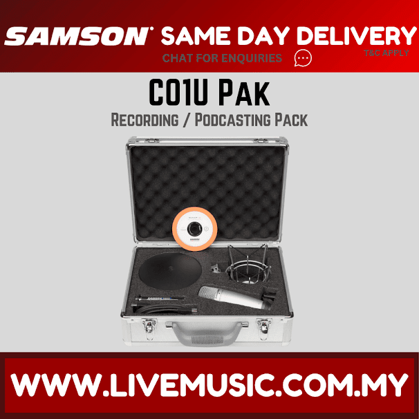 Samson C01U Recording/Podcast Pack (C01-U/C-01U)