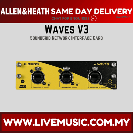 Allen & Heath M-DL-WAVES3-A Waves SoundGrid Network Card for dLive and Avantis ( M DL WAVES3 A /  MDLWAVES3A )