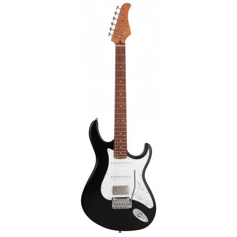 Cort G260CS Electric Guitar Pau Ferro Fretboard with Gig Bag - Black (G-260CS/G 260CS)