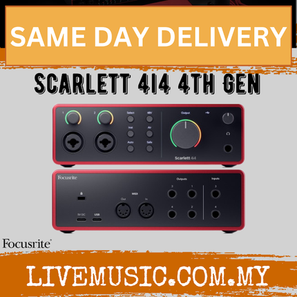 Focusrite Scarlett 4i4 (4th Generation)
