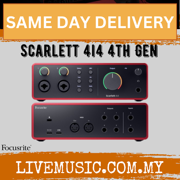Focusrite Scarlett 4i4 (4th Generation)