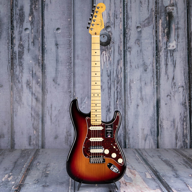 Fender American Professional II HSS Stratocaster Electric Guitar, Maple Fretboard - 3-Tone Sunburst