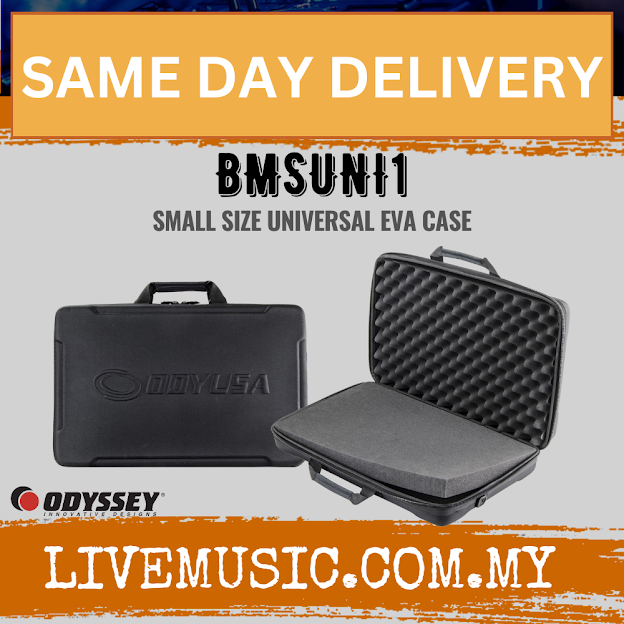 ODYSSEY BMSUNI1 Small Size Universal DJ Controller EVA Molded Carrying Case For Numark Mixtrack 3 / Pioneer DDJ-RR ( Mixtrack3 / DDJRR )