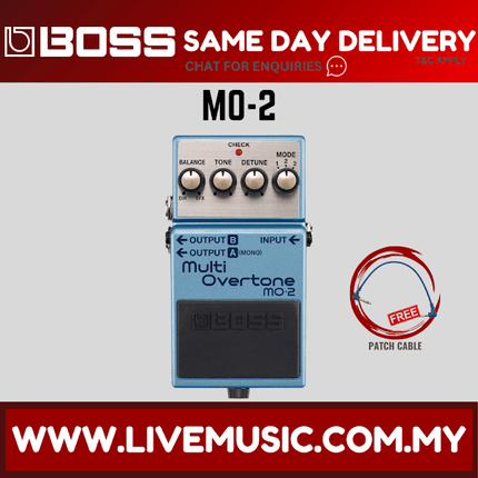 Boss MO-2 Multi Overtone Guitar Effect Pedal (MO2)