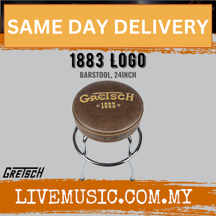 Gretsch 1883 Logo Barstool, 24inch