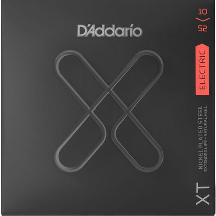 D'Addario XTE1052 - XT Electric Nickel Plated Steel Strings, Light Top/Heavy Bottom (10-52)(Daddario)