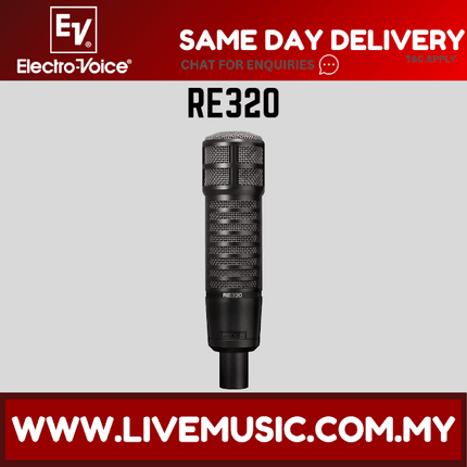 Electro-Voice RE320 Cardioid Dynamic Broadcast Microphone ( RE-320 / RE320 )
