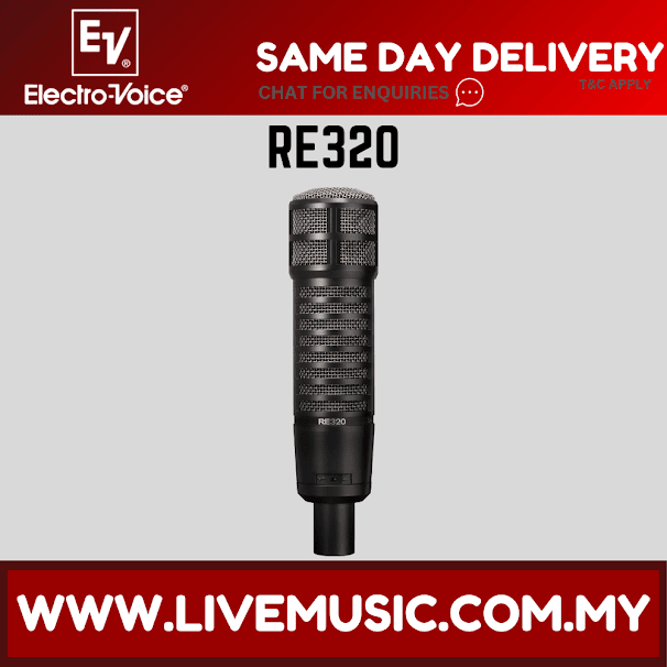 Electro-Voice RE320 Cardioid Dynamic Broadcast Microphone ( RE-320 / RE320 )