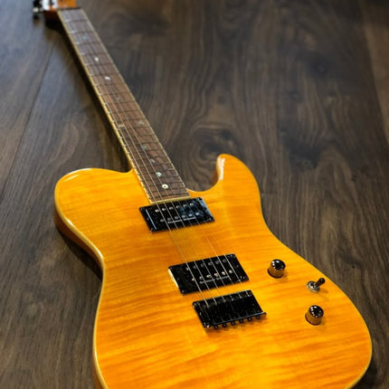 Fender Special Edition Custom Telecaster FMT HH Electric Guitar - Amber
