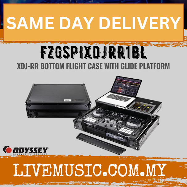 Odyssey FZGSPIXDJRR1BL Black Label Glide Style Series Pioneer XDJ-RR DJ Controller ( XDJ RR / XDJRR )