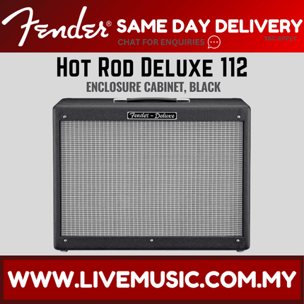 Fender Hot Rod Deluxe 112 Enclosure Guitar Amplifier - Black