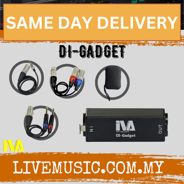 IVA DI-Gadget Passive Stereo Direct Injection Box for Gadget ( DI Gadget DIGadget )