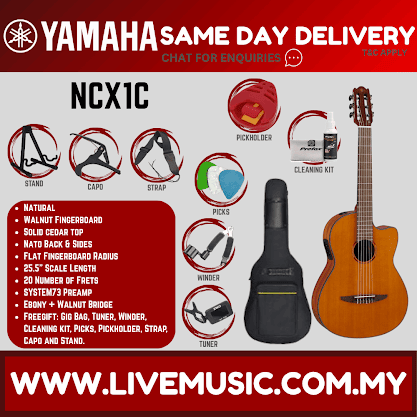 Yamaha NCX1C Acoustic/Electric Nylon String with Cedar Top ( NCX-1C )