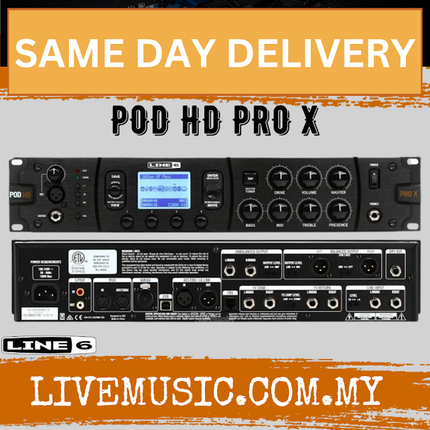 LINE 6 POD HD Pro X - Guitar Rack Processor (Line6)