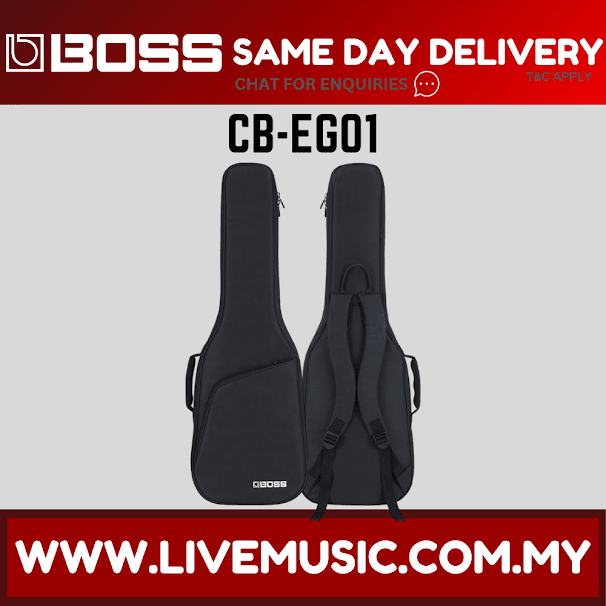 Boss CB-EG01 15mm Standard Electric Guitar Gig Bag (CB EG01 CBEG01)